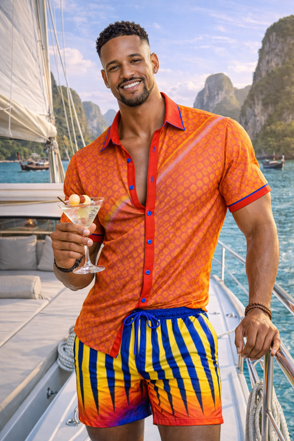 Anthias Short-Sleeved Button Down