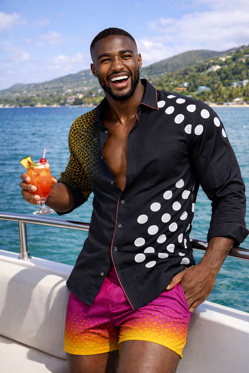 Trigger Long-Sleeved Button-Down