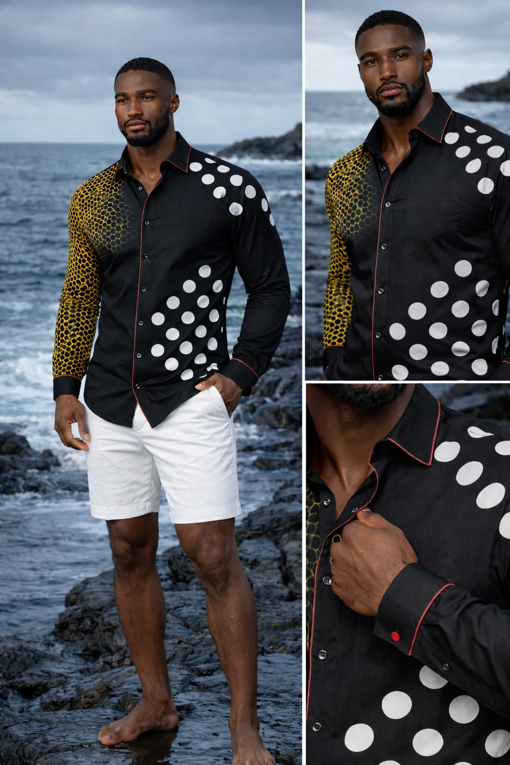 Trigger Long-Sleeved Button-Down