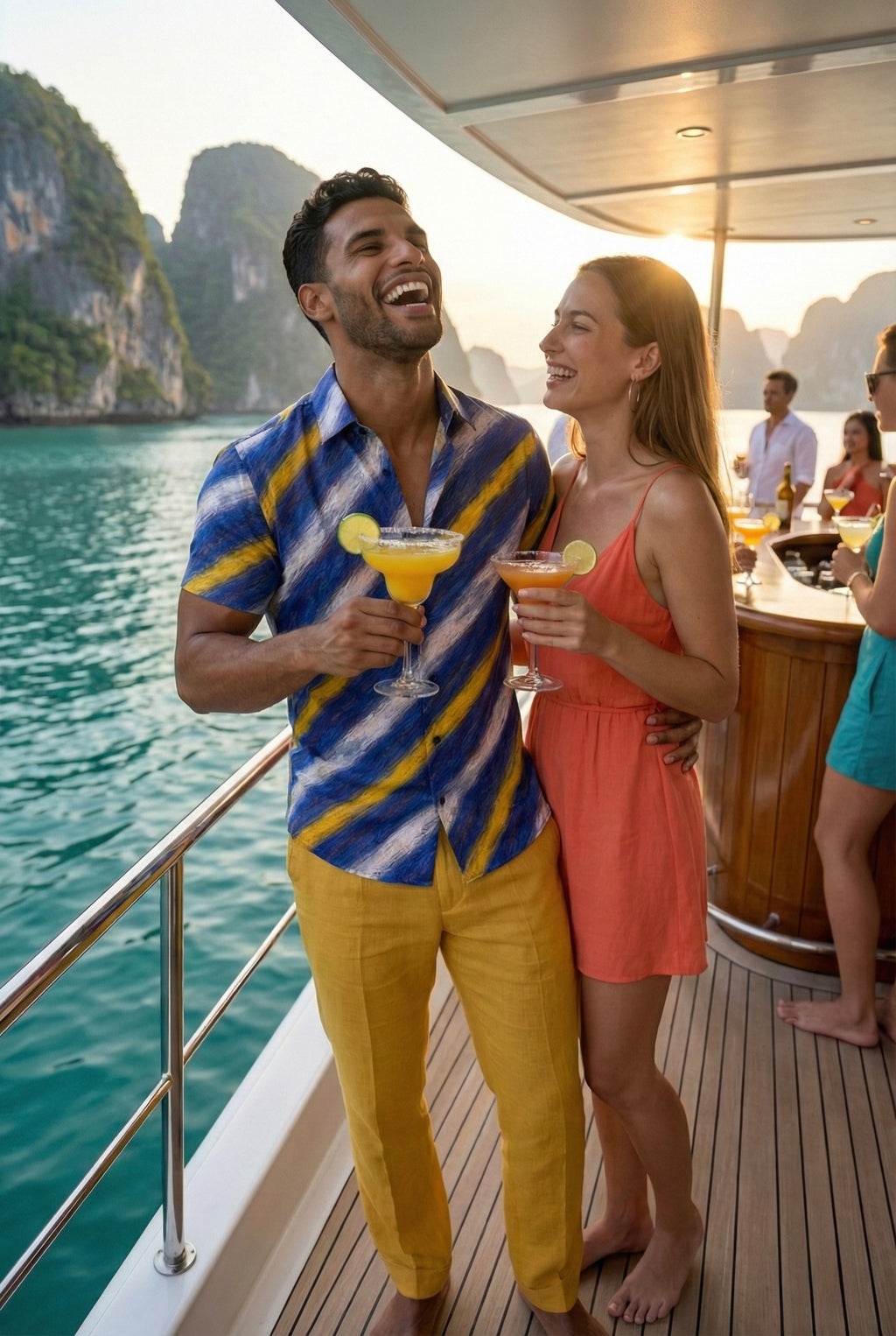 Pomocanthus Short-Sleeved Button Down