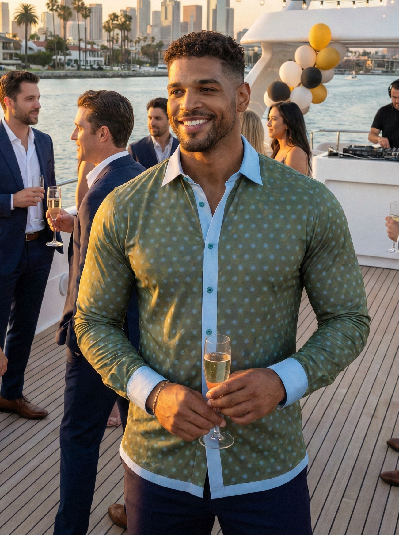 Green Spot LS Button-Down