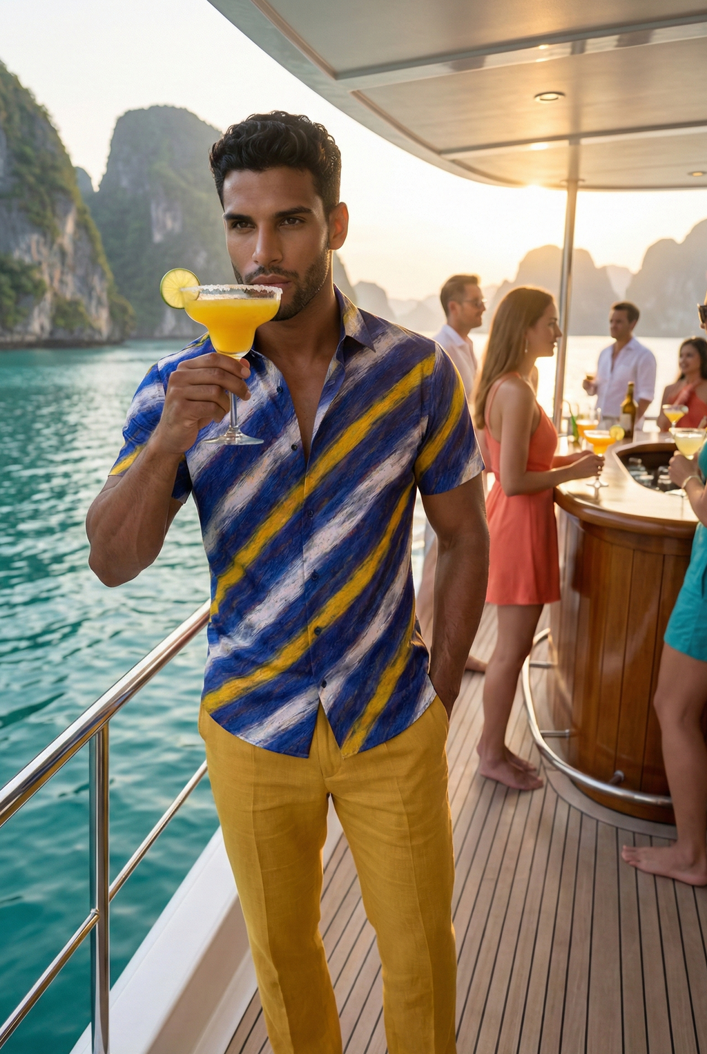 Pomocanthus Short-Sleeved Button Down